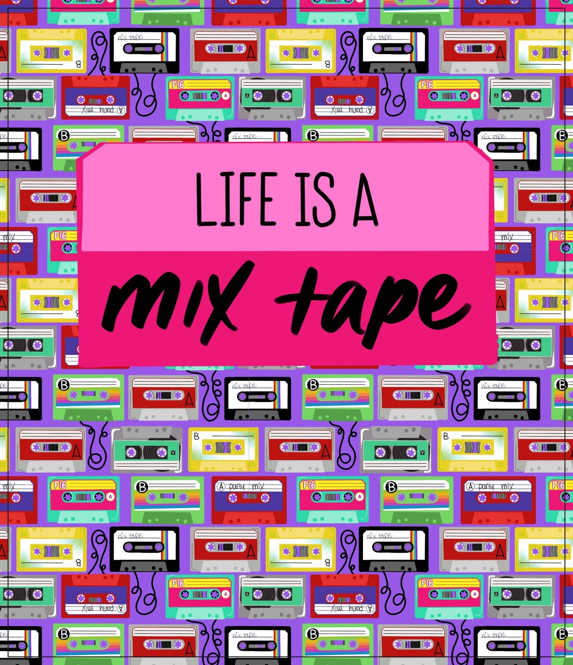 Interchangeable Cover - Mix Tape